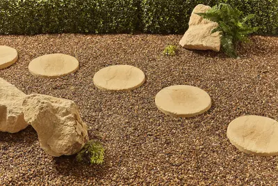 Altico Round Stepping Stone 300mm - Barley - image 2