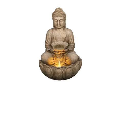 Bermuda Sand Buddha Water Feature