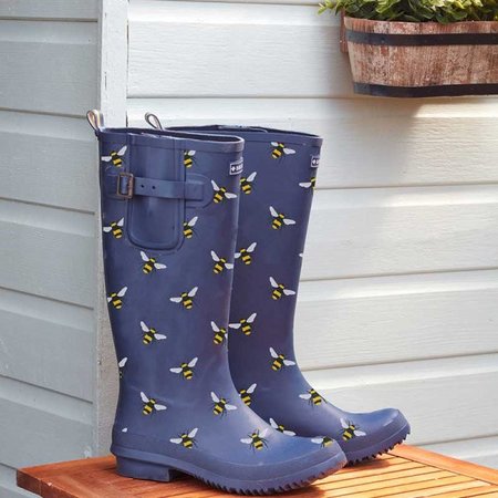Briers Rubber Wellingtons - Bees - Size 8 - image 1