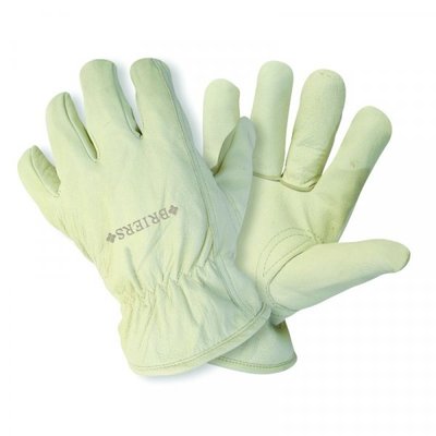Briers Ultimate Lined Leather Gloves (Cream) - Large - image 1