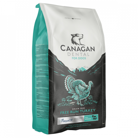 Canagan Dental Free-Run Turkey Dog Food 2kg - image 1