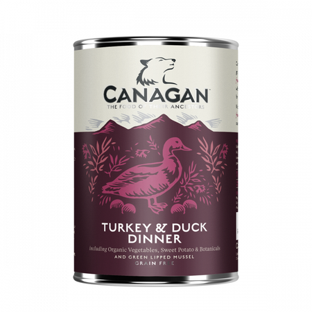 Canagan Turkey & Duck Dinner Dog Can 400g - image 1
