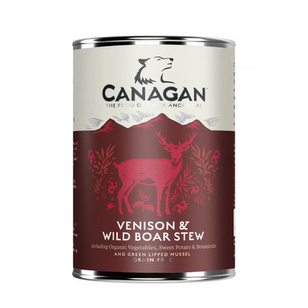 Canagan Venison & Wild Boar Stew Dog Can 400g - image 1