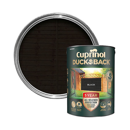 Cuprinol 5 Year Ducksback Black 5L - image 2