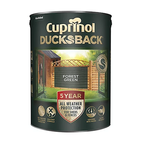 Cuprinol 5 Year Ducksback Forest Green 5L - image 1