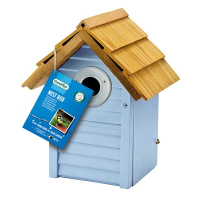 Gardman Beach Hut Nest Box - Blue - image 2