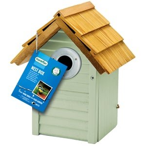 Gardman Beach Hut Nest Box - Sage Green