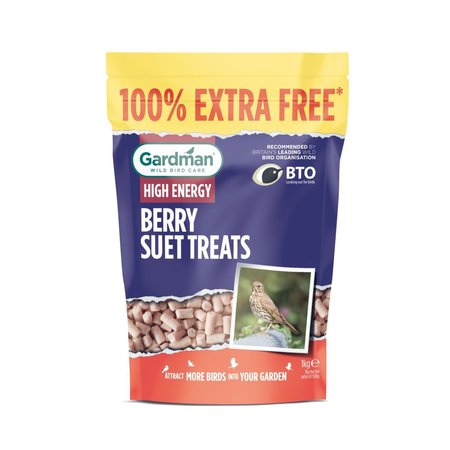 Gardman Berry Suet Treats 1kg (100% Extra Free) - image 1