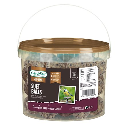 Gardman Supreme Suet Balls - 50 Tub