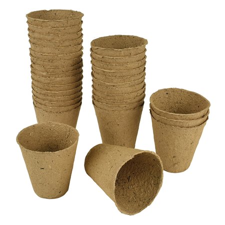 Westland Gro-Sure Fibre Pots Round 8cm - 12 Pack - image 1
