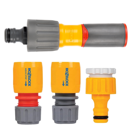 Hozelock 3In1 Nozzle Plus & Fittings Starter Set - image 1