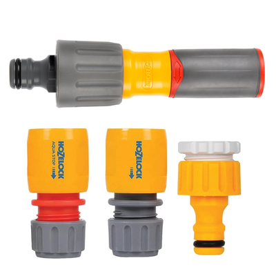 Hozelock 3In1 Nozzle Plus & Fittings Starter Set - image 2