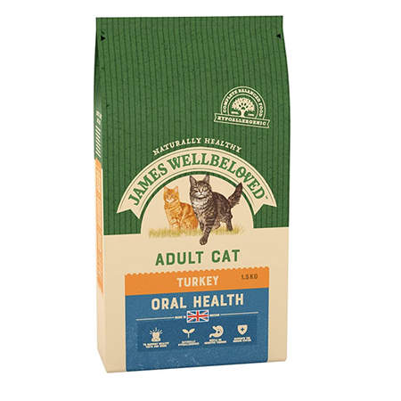 James Wellbeloved Adult Oral Health Cat Food 1.5kg