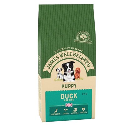 James Wellbeloved Duck Puppy Dog Food 2kg