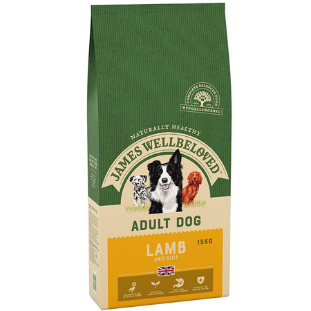 James Wellbeloved Lamb Adult Dog Food 15kg