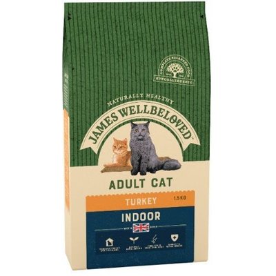 James Wellbeloved Turkey Indoor Cat Food 1.5kg