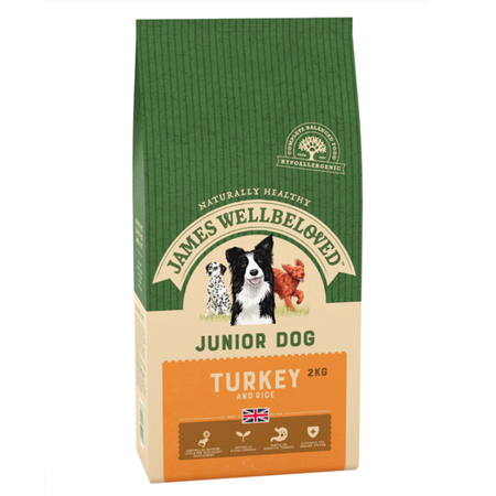 James Wellbeloved Turkey Junior Dog Food 2kg