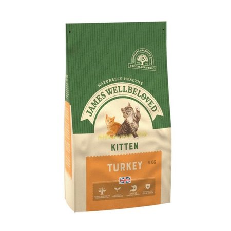James Wellbeloved Turkey Kitten Cat Food 4kg