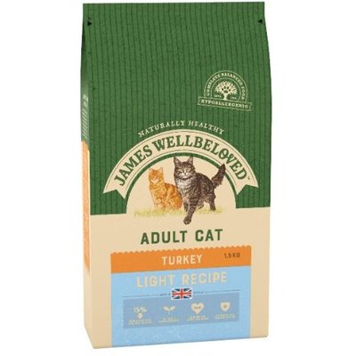 James Wellbeloved Turkey Light Cat Food 1.5kg