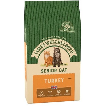 James Wellbeloved Turkey Senior Cat Food 1.5kg