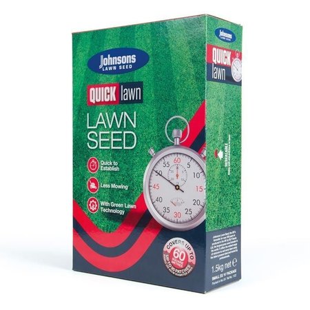 Johnsons Lawn Seed Quick Lawn 1.5kg with "Accelerator"