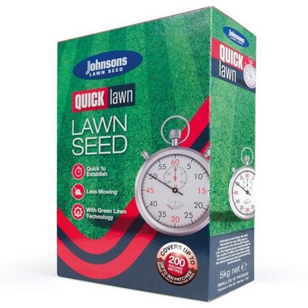 Johnsons Lawn Seed Quick Lawn 5kg with "Accelerator"