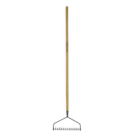 Kent & Stowe Carbon Steel Long Handled Soil Rake - image 1