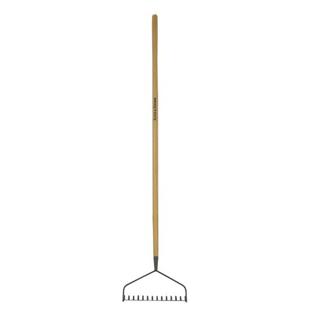 Kent & Stowe Carbon Steel Long Handled Soil Rake - image 1