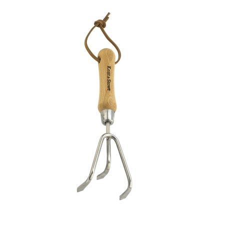 Kent & Stowe Stainless Steel Hand 3 Prong Cultivator - image 1
