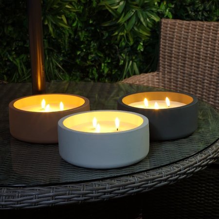 Leisuregrow Concrete Candle 20cm