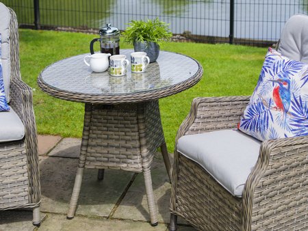 LG Outdoor Lyon 80cm Table Bistro Set - image 2