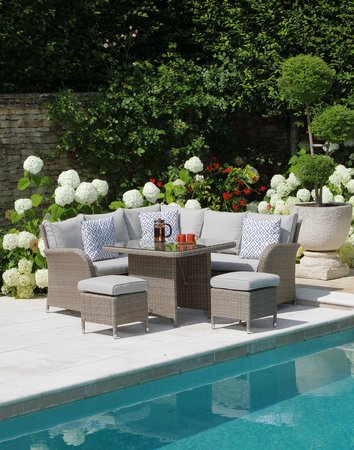 LG Outdoor Monaco Sand Compact Dining Modular
