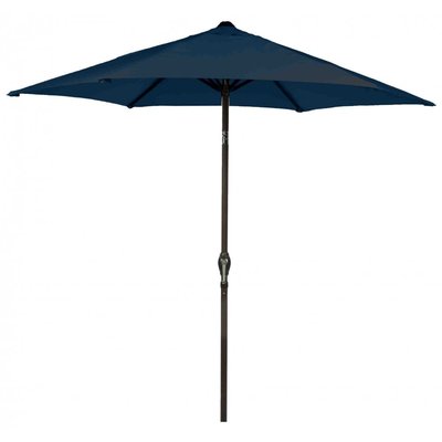 LG Outdoor Soleil 2.7m Crank and Tilt Parasol - Navy Blue