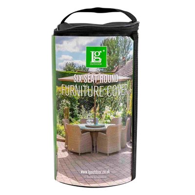LG Outdoor 6 Seat Round Dining Set Cover