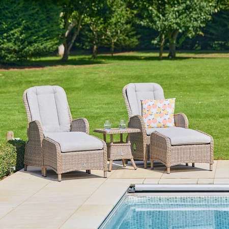 LG Outdoor St Tropez Sand 5 Piece Recliner Set - image 1