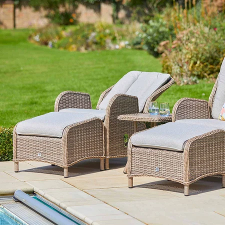 LG Outdoor St Tropez Sand 5 Piece Recliner Set - image 3