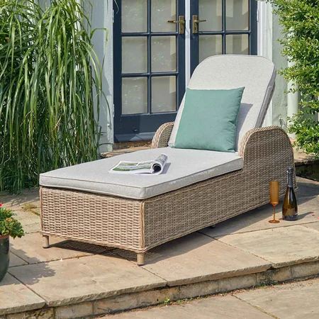 LG Outdoor St Tropez Sand Sunlounger - image 1