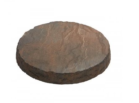 Meadow View Bront Round Acorn Brown Stepping Stone 300mm