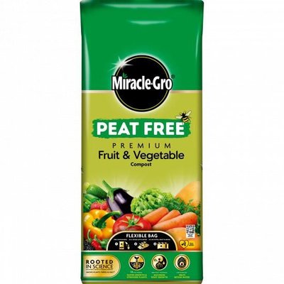 Miracle-Gro Fruit & Vegetable Compost 42L (Peat Free)