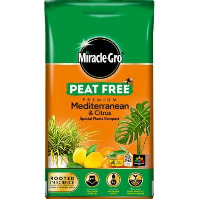 Miracle-Gro Mediterranean & Citrus Compost 10L (Peat Free)