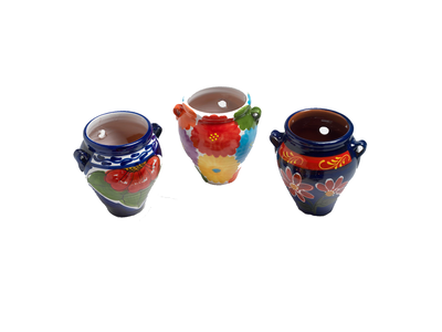 Naylor Lime Tree Glazed 2 Handle Wall Jar