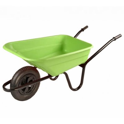 Shire 90L Poly Wheelbarrow - Lime