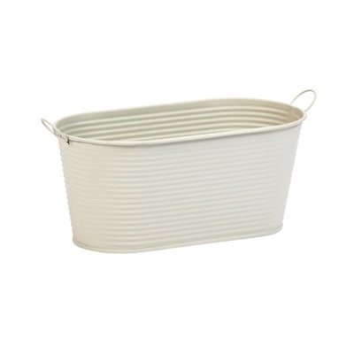 Smart Garden 11" Ribbed Planter - Ivory - image 1