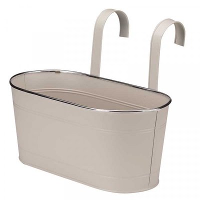 Smart Garden 12” Fence & Balcony Hanging Planter - Ivory - image 2