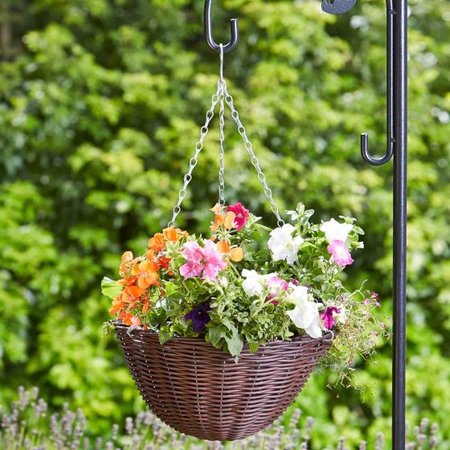 Smart Garden 14'' Chestnut Faux Rattan Basket - image 2