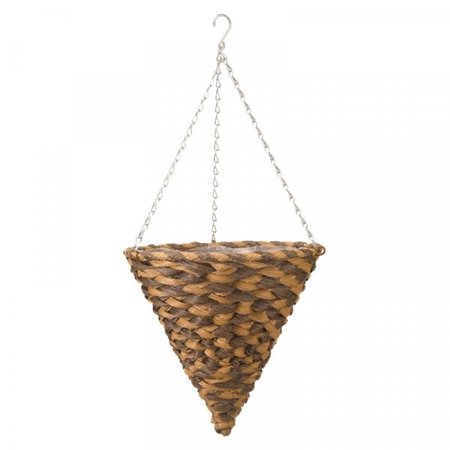 Smart Garden 14" Earth Braid Faux Rattan Cone - image 1