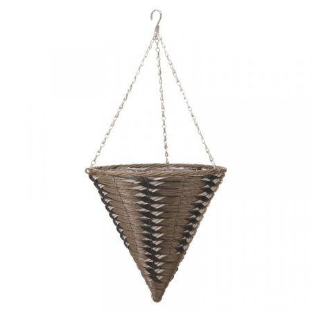 Smart Garden 14” Kikuyu Faux Rattan Cone - image 1