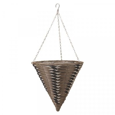 Smart Garden 14” Kikuyu Faux Rattan Cone - image 1