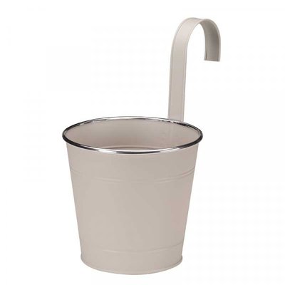 Smart Garden 6” Fence & Balcony Hanging Pot - Ivory - image 1