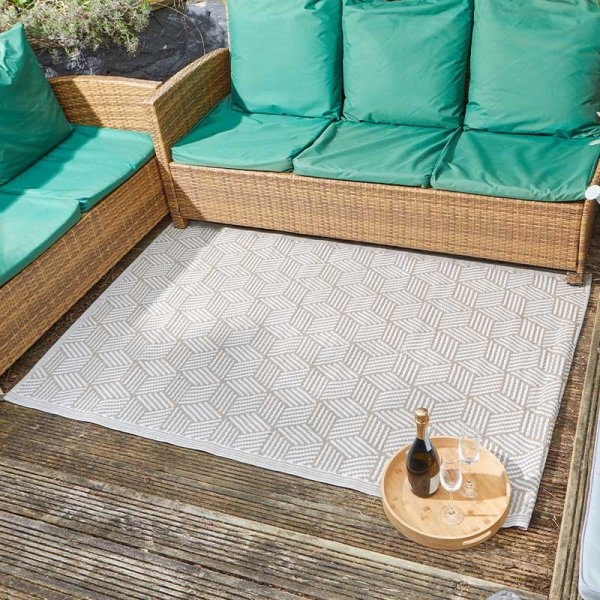 Smart Garden 210cm Palmyra Sky Blue Alfresco Mat main image 0
